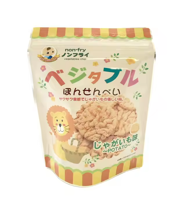 Salty Popper Japanese Vegetables Rice Crackers Round Seaweed Biscuits ...