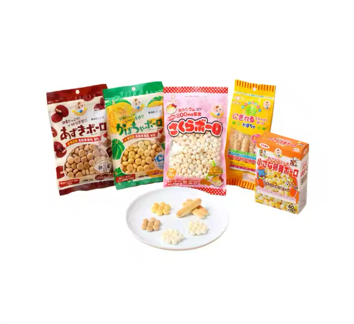 Baby Gluten Free Biscuits Small Round Snacks Baked Potato Foods Products Japanese